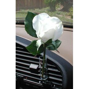 Clips to any vent - Universal glass vase won't fade or scratch in Saudi Arabia
