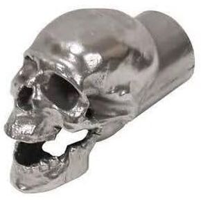 Hammered Aluminum Skull Exhaust Tips - 4", 3.5", 3", 2.5", 2.25" or 2" (3.5 Inch) in Saudi Arabia