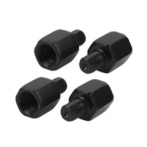 PowerMotor Rear Mirror Mount Adapter Screws,Motorcycle Rearview Mirrors Thread Diameter Converter M8 LH to M10 RH For Motorcycle ATV Scooter Pit Dirt Bike(4Pcs) in Saudi Arabia