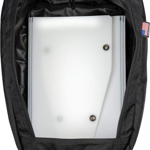 Motorcycle Tail Trunk Helmet Bag - Converts to Backpack for Easy Carry - Water-Resistant, Tear-Resistant, Industrial Grade Ballistic Nylon with Adjustable Bungee Mounting System in Saudi Arabia