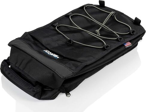 Motorcycle Tail Trunk Helmet Bag - Converts to Backpack for Easy Carry - Water-Resistant, Tear-Resistant, Industrial Grade Ballistic Nylon with Adjustable Bungee Mounting System in Saudi Arabia