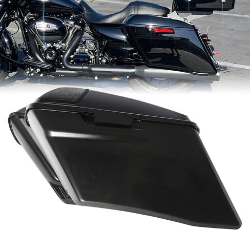 TCT-MOTORPARTS 4" Stretched Extended Hard Saddlebags Fit For Harley CVO Touring Road King Electra Glide Road Glide FLHX FLHR 2014-2025 in Saudi Arabia