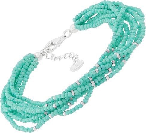 Silpada 'Tranquil Cascade' Sterling Silver Silver Bead Bead Bracelet ، 7.25 " + 1" in Saudi Arabia