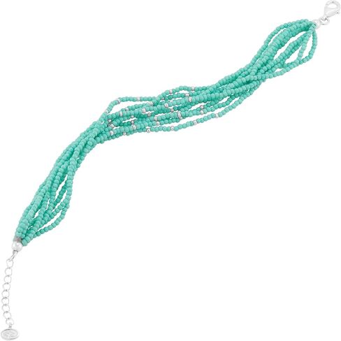 Silpada 'Tranquil Cascade' Sterling Silver Silver Bead Bead Bracelet ، 7.25 " + 1" in Saudi Arabia