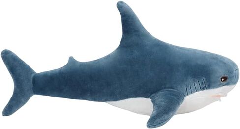 40-inch Plush Shark Toy Pillow, Super Soft and Cute Plush Shark Toys, Shark Cushion Pillow Shark Plush Stuffed Animal Sharks Children’s Boys and Girls Room Decoration Bedtime Gift (Blue) in Saudi Arabia