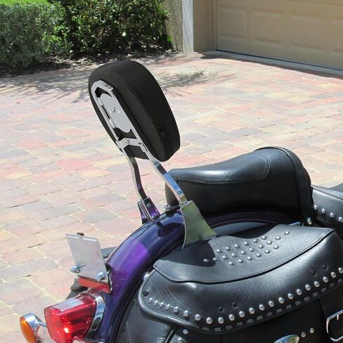 TCT-MOTORPARTS Detachable Low Backrest Sissy Bar Fit For Harley Heritage Softail Fat Boy Custom Springer Classic FLSTSC 1984-2017 in Saudi Arabia