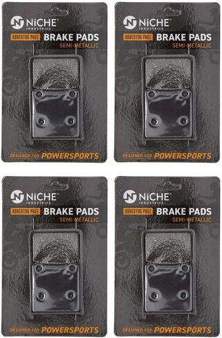 NICHE Brake Pad Set for Suzuki GSXR750 SV650 TL1000R RF600R Katana 600 V650S Bandit GS500F Rear Semi-Metallic in Saudi Arabia