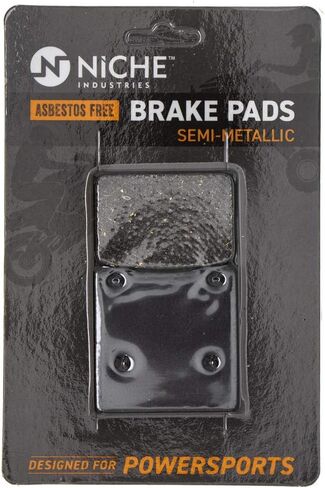 NICHE Brake Pad Set for Suzuki GSXR750 SV650 TL1000R RF600R Katana 600 V650S Bandit GS500F Rear Semi-Metallic in Saudi Arabia