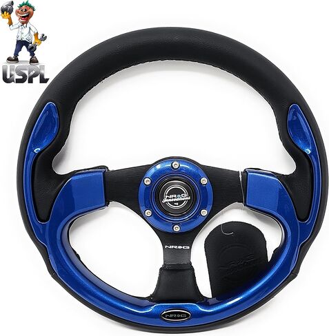 NRG Innovations ST-001BK 320mm Sport Steering Wheel with Black Trim in Saudi Arabia