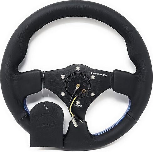 NRG Innovations ST-001BK 320mm Sport Steering Wheel with Black Trim in Saudi Arabia