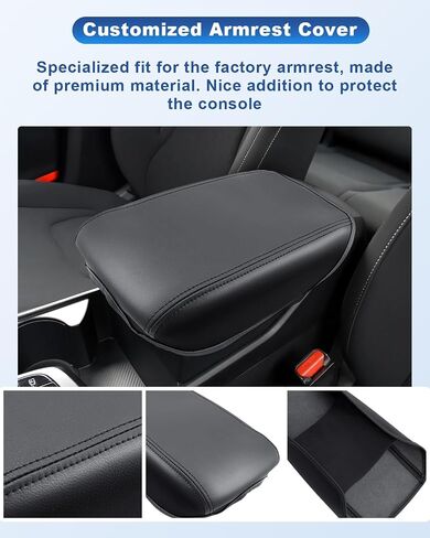CDEFG Center Console Cover for 2023 2024 2025 Kia Sportage Accessories Armrest Cover Anti-Scratch Middle Console Pad Leather Armrest Protector in Saudi Arabia