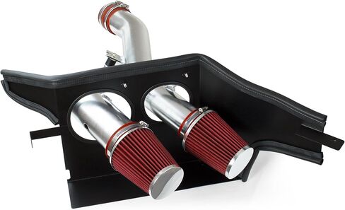 Rtunes Racing Cold Air Intake Airflow Induction Kit System with Heat Shield Kit + Filter Combo Compatible For 18-23 Expedition / 18-23 Lincoln Navigator / 15-23 F-150 V6 2.7/3.5 Twin-Turbo (Red) in Saudi Arabia