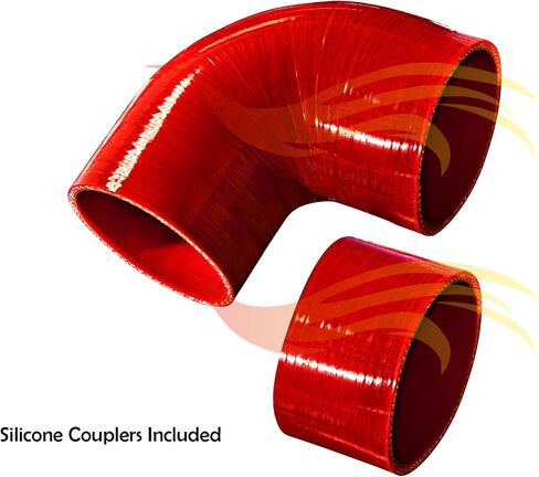 Rtunes Racing Cold Air Intake Airflow Induction Kit System with Heat Shield Kit + Filter Combo Compatible For 18-23 Expedition / 18-23 Lincoln Navigator / 15-23 F-150 V6 2.7/3.5 Twin-Turbo (Red) in Saudi Arabia
