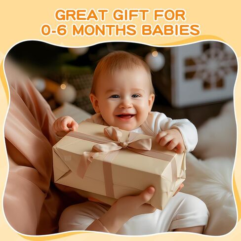 Montessori Educational Toys for Babies 7-12 Months, 7 in 1 Early Learning Educational Kit for Toddlers Gifts, Includes Spinning Drum, Permanent Box, Red Mirror Knob Puzzle, Hedgehog Rattle and More in Saudi Arabia