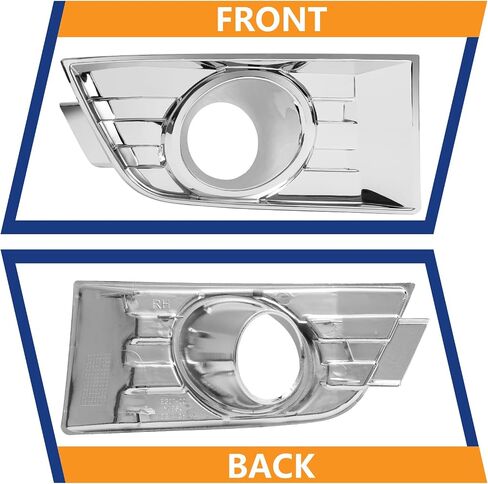 BXZ Passenger Right Side Fog Light Cover Bezel Chrome w/Lamp Hole For Ford Edge 2007 2008 2009 2010 in Saudi Arabia