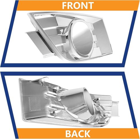 BXZ Passenger Right Side Fog Light Cover Bezel Chrome w/Lamp Hole For Ford Edge 2007 2008 2009 2010 in Saudi Arabia