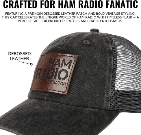 InnoBeta Amature Ham Radio Gifts Hat Cap for Men, Funny Adjustable Embroidered Trucker Hat in Saudi Arabia