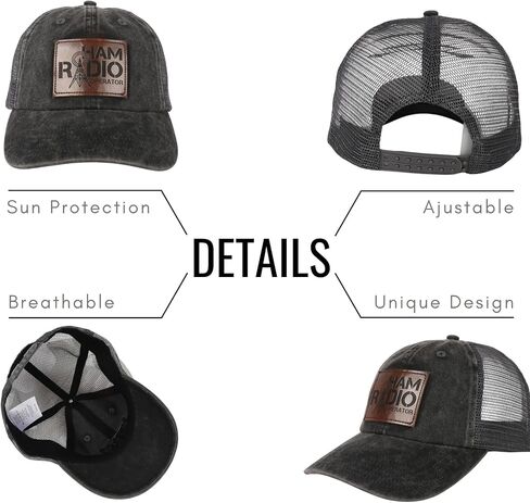 InnoBeta Amature Ham Radio Gifts Hat Cap for Men, Funny Adjustable Embroidered Trucker Hat in Saudi Arabia