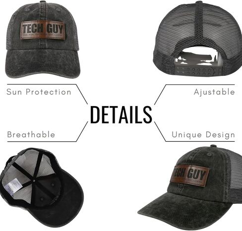 هدايا الدعم الفني Innobeta Techie IT Guy Hat Cap ، Funny Assoptable Trucker HAT لمساعدة مكتب المساعدة ، فني ، مبرمج ، عاشق التكنولوجيا in Saudi Arabia