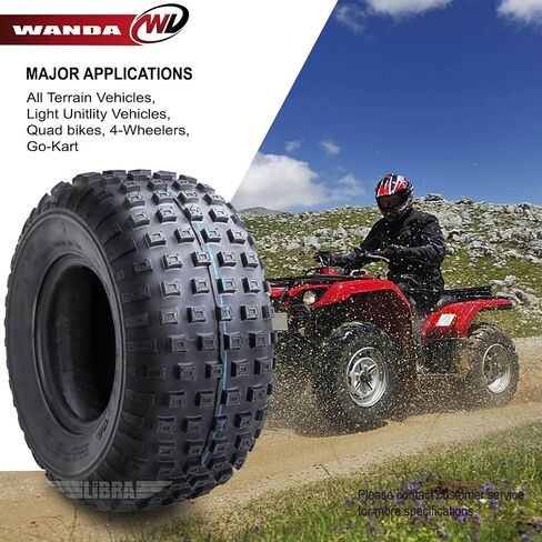 WANDA Set of 2 Sport ATV Directional Tread tires go cart tires 16x8-7 16X8X7 4PR in Saudi Arabia