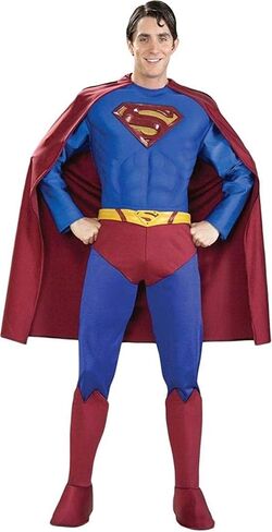 Rubies Adult Superman Costume - X-Large, Red, Plus Size, Includes Cape in Saudi Arabia