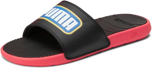 PUMA Mens Cool Cat Alumni Logo Slide Casual Sandals Casual - Black in Saudi Arabia