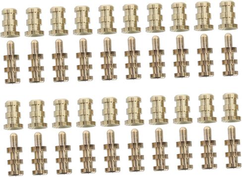 GLEAVI 20SETS TABLE TABLE BOLT SLEEVE MOUNDS لمحاذاة أوراق الجدول أركان عالية من التوحيد لتجميع الأثاث وإصلاحها in Saudi Arabia