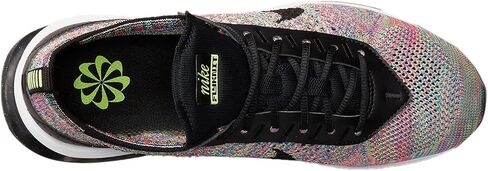 Nike Women's AIR MAX Flyknit Racer Ghost Green/Black-Pink DM9073 300 (us_Footwear_Size_System, Adult, Women, Numeric, Medium, Numeric_5) in Saudi Arabia