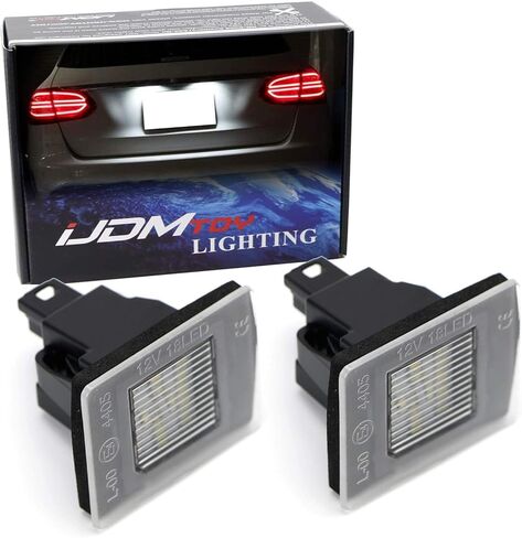 Ijdmtoy OEM-FIT 3W Full LED LED LED KIT متوافقة مع مرسيدس-بنز GLA GLC GL GLS GLS ML SLK ، مدعوم من 18-SMD XENON LED و CAN-BUS خالية من الأخطاء in Kuwait