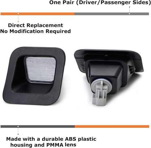IJdmtoy OEM-REPLACE CLEAR LENS LENS LINCORS مصابيح ASSY متوافقة مع 2003-2018 DODGE RAM 1500 2500 3500 ، LH RH W/Light Lights and Sockets in Saudi Arabia