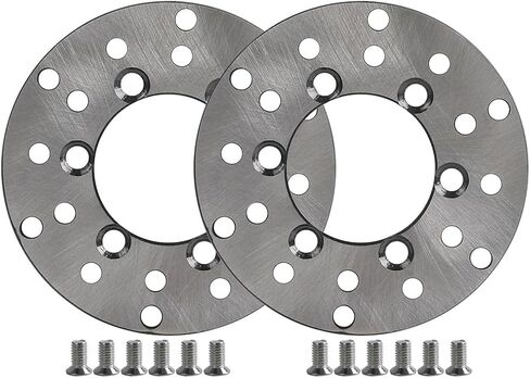 2pcs Go Kart Front Brake Disc Rotor 6 Stud 110mm مع دوار فرملة للبراغي لـ 110cc 125cc 150cc ATV Utv Golf Cart in Kuwait