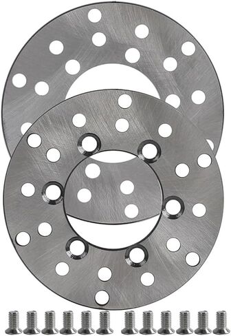 2pcs Go Kart Front Brake Disc Rotor 6 Stud 110mm مع دوار فرملة للبراغي لـ 110cc 125cc 150cc ATV Utv Golf Cart in Kuwait