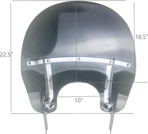 Motorcycle Smoke Front Detachable Windshield Windscreen Bracket Kit for Harley Touring Road King FLHR FLHRXS 1994-2024 in Saudi Arabia