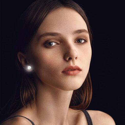 Glow Earrings, Light Up Earring For Women, Stainless Led Stud Earrings For Men, Diamond Crown Studs For Party Valentine Halloween Christmas New Year Gifts in Saudi Arabia