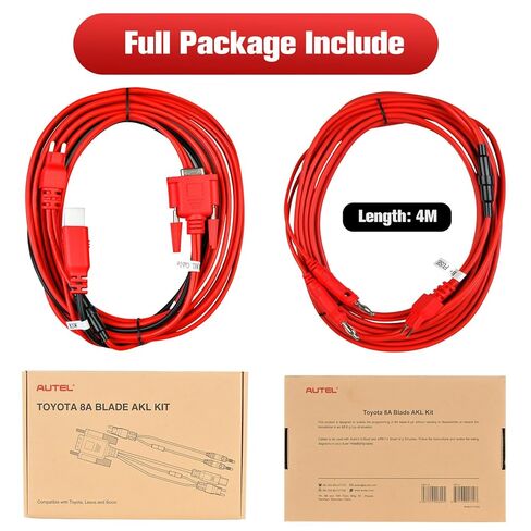 Autel Original 8A AKL Cable for Toyota Non-Smart K-y Adapter مع APB112 و G-box3 g box3 g-box2 g box2 in Saudi Arabia