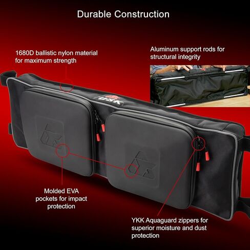 حقيبة التخزين العلوية TUSK أسود متوافق مع Polaris RZR XP/XP4 1000 2014-2023/RZR Trail 900 2015-2025/PRO XP/4 2020-2024 in Saudi Arabia