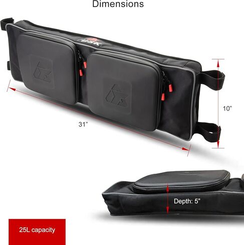 حقيبة التخزين العلوية TUSK أسود متوافق مع Polaris RZR XP/XP4 1000 2014-2023/RZR Trail 900 2015-2025/PRO XP/4 2020-2024 in Saudi Arabia