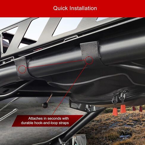 حقيبة التخزين العلوية TUSK أسود متوافق مع Polaris RZR XP/XP4 1000 2014-2023/RZR Trail 900 2015-2025/PRO XP/4 2020-2024 in Saudi Arabia