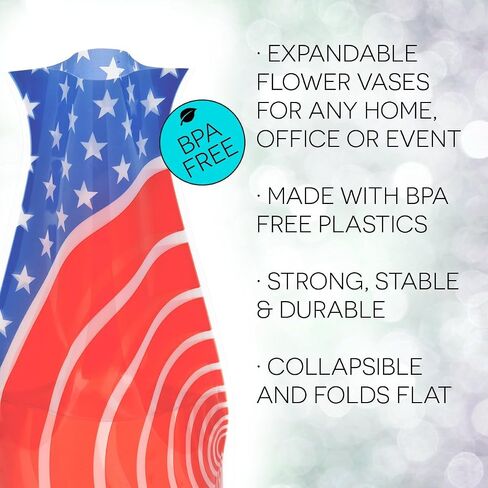 MODGY Expandable Flower Vase Plastic Decorative Modern Vases for Flowers Centerpieces Dining Table Decor Living Room Bathroom Wedding Office, Pea in Saudi Arabia