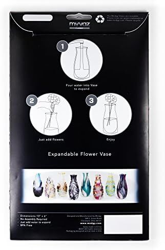 MODGY Expandable Flower Vase Plastic Decorative Modern Vases for Flowers Centerpieces Dining Table Decor Living Room Bathroom Wedding Office, Pea in Saudi Arabia