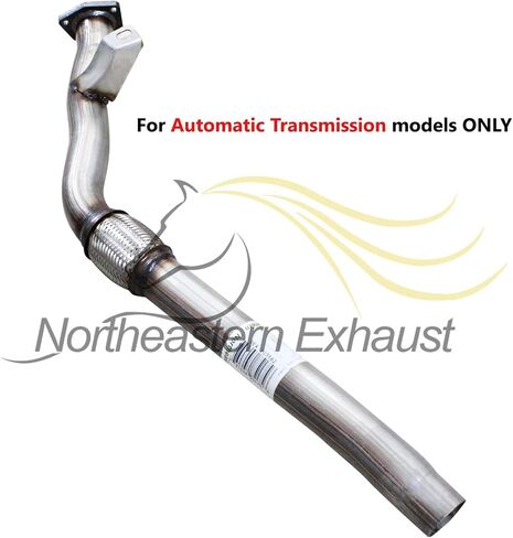 Northeastern Exhaust | Stainless Steel Direct Fit Front Flex Pipe Compatible for Audi A4 Quattro 2005-2009 2.0L | Freee Gasket, Sleeve and Bolts & Nuts Included | Automotive Replacement Part in Saudi Arabia