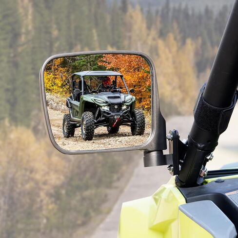 A & UTV Pro Side View View Home for Yamaha Wolverine RMAX2 1000 / RMAX4 1000 2021-2025 ، مرايا الرؤية الخلفية القابلة للطي القابلة للطي محدب للملحقات RMAX in Saudi Arabia