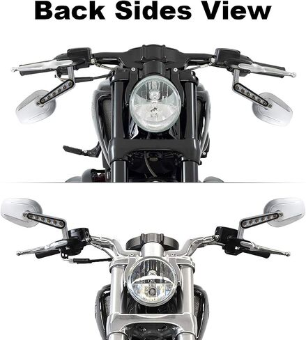 TCMT Muscle View View Mirrors LED LED FITS FITS HARLEY DAVIDSON VROD V-ROD VRSCF 2009-2017 in Saudi Arabia