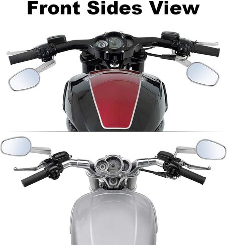 TCMT Muscle View View Mirrors LED LED FITS FITS HARLEY DAVIDSON VROD V-ROD VRSCF 2009-2017 in Saudi Arabia