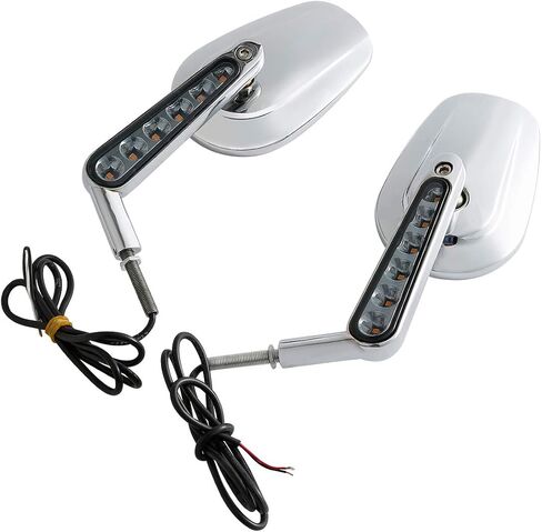 TCMT Muscle View View Mirrors LED LED FITS FITS HARLEY DAVIDSON VROD V-ROD VRSCF 2009-2017 in Saudi Arabia