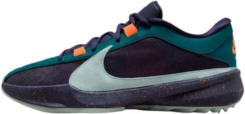 Nike Giannis Freak 5 أحذية كرة السلة للرجال (DX4985-300 ، Geode Teal/Purple Ink/Total Orange/Jade Ice) Size 11.5 in Saudi Arabia
