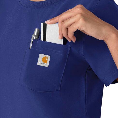 Carhartt Women's Force® Crew Neck Scrub Top in Saudi Arabia