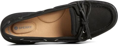 Sperry Women's Angelfish Boat Shoe, Dark Grey Metallic, 7.5 in Saudi Arabia