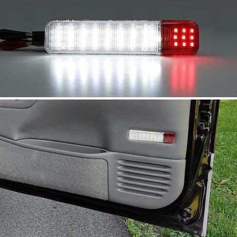 مصابيح LED الداخلية للأبواب ولوحة الباب وأضواء الكونسيرج مجموعة إضاءة زرقاء متوافقة مع سلسلة Chevy & GMC C/K بيك اب أفالانش تاهو ويوكون سوبربان ويوكون XL، DL2-FBA in Kuwait