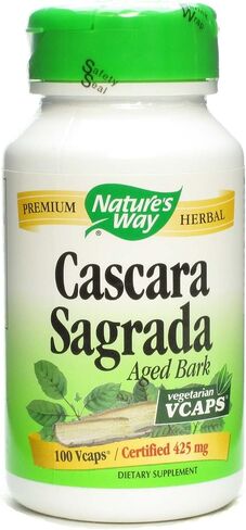 Nature's Way - Cascara Sagrada, 425 mg, 100 veggie caps in Saudi Arabia